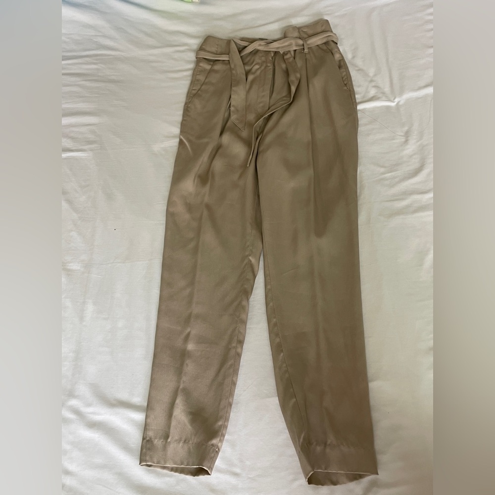 HM high waist tie pants